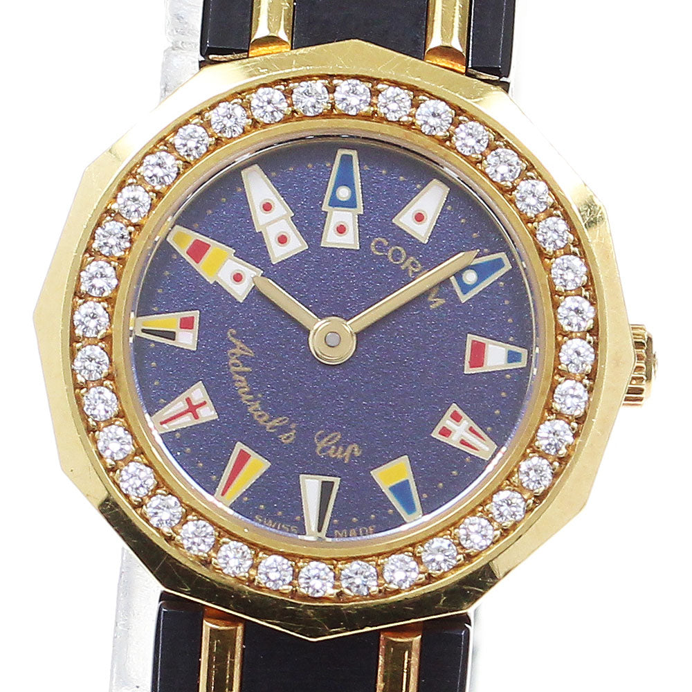 CORUM Admirals cup 24.812.33.V052 Diamond Bezel Ladies Watch_845173