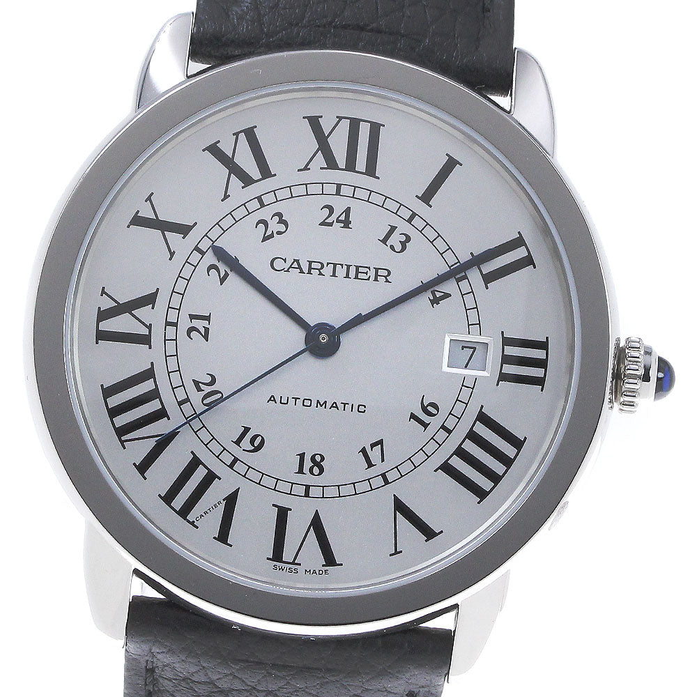 CARTIER Ronde Solo WSRN0022 Date Silver Dial Automatic Men's Watch_845225