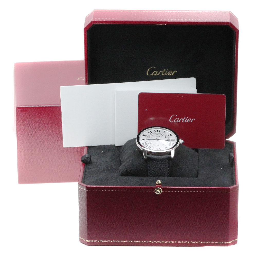 CARTIER Ronde Solo WSRN0022 Date Silver Dial Automatic Men's Watch_845225