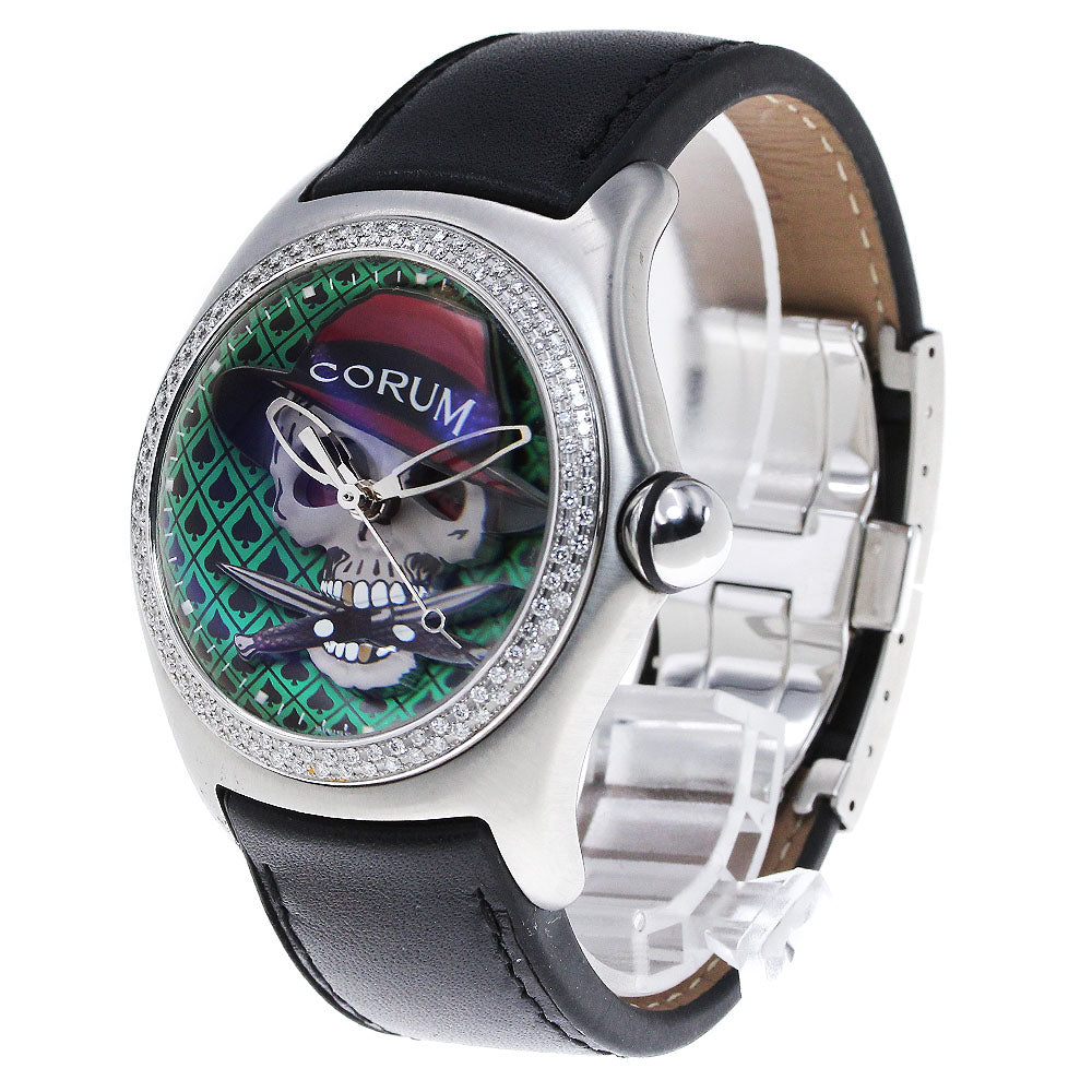 CORUM Bubble gang 08.0004 Bezel Diamond green Dial Automatic Men's Watch_845304
