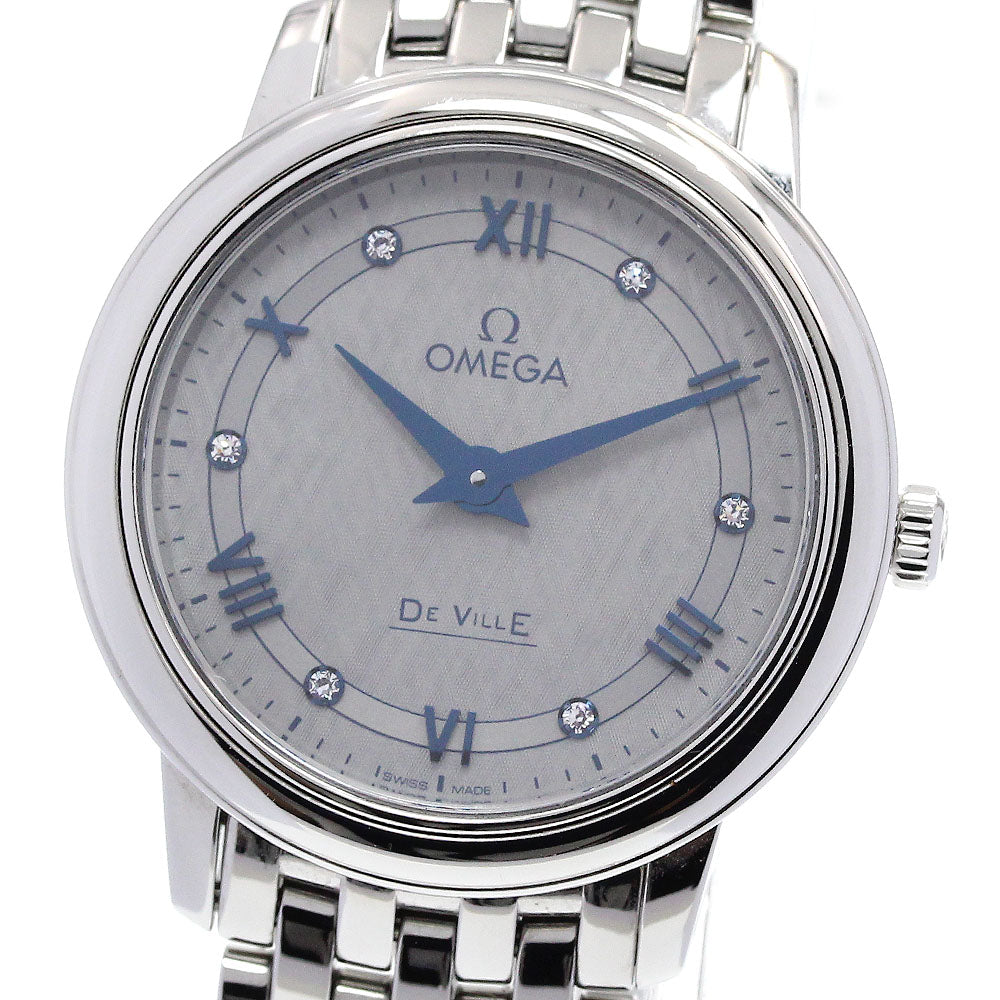 OMEGA De Ville Prestige 424.10.27.60.56.002 6P diamond Quartz Ladies_845305
