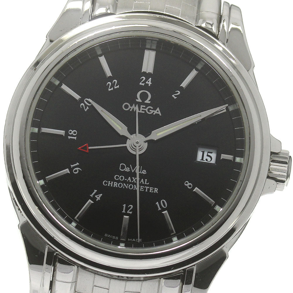 OMEGA De Ville 4533.51 GMT Coaxial Black Dial Automatic Men's Watch_845315