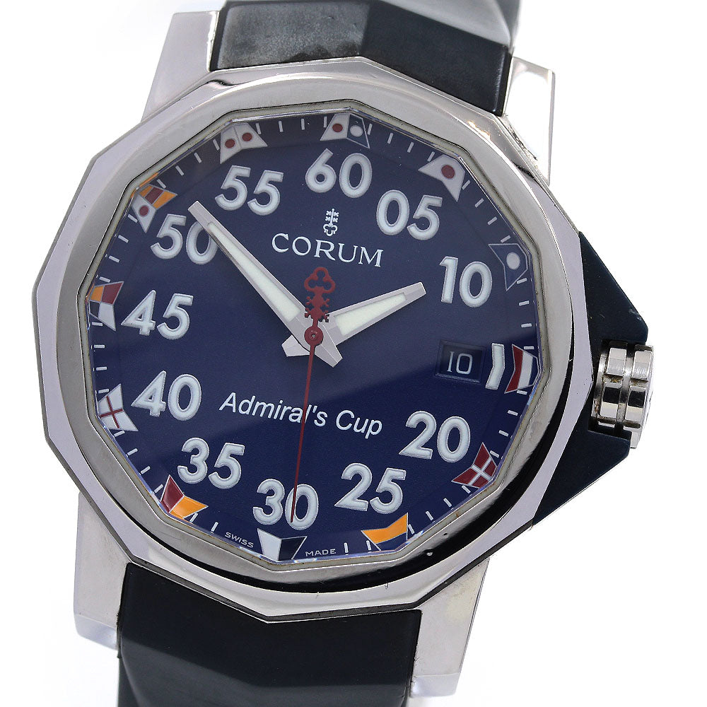 CORUM Admiral&#39;s Cup Competition 40 01.0010 Navy Dial Automatic Men's_845321