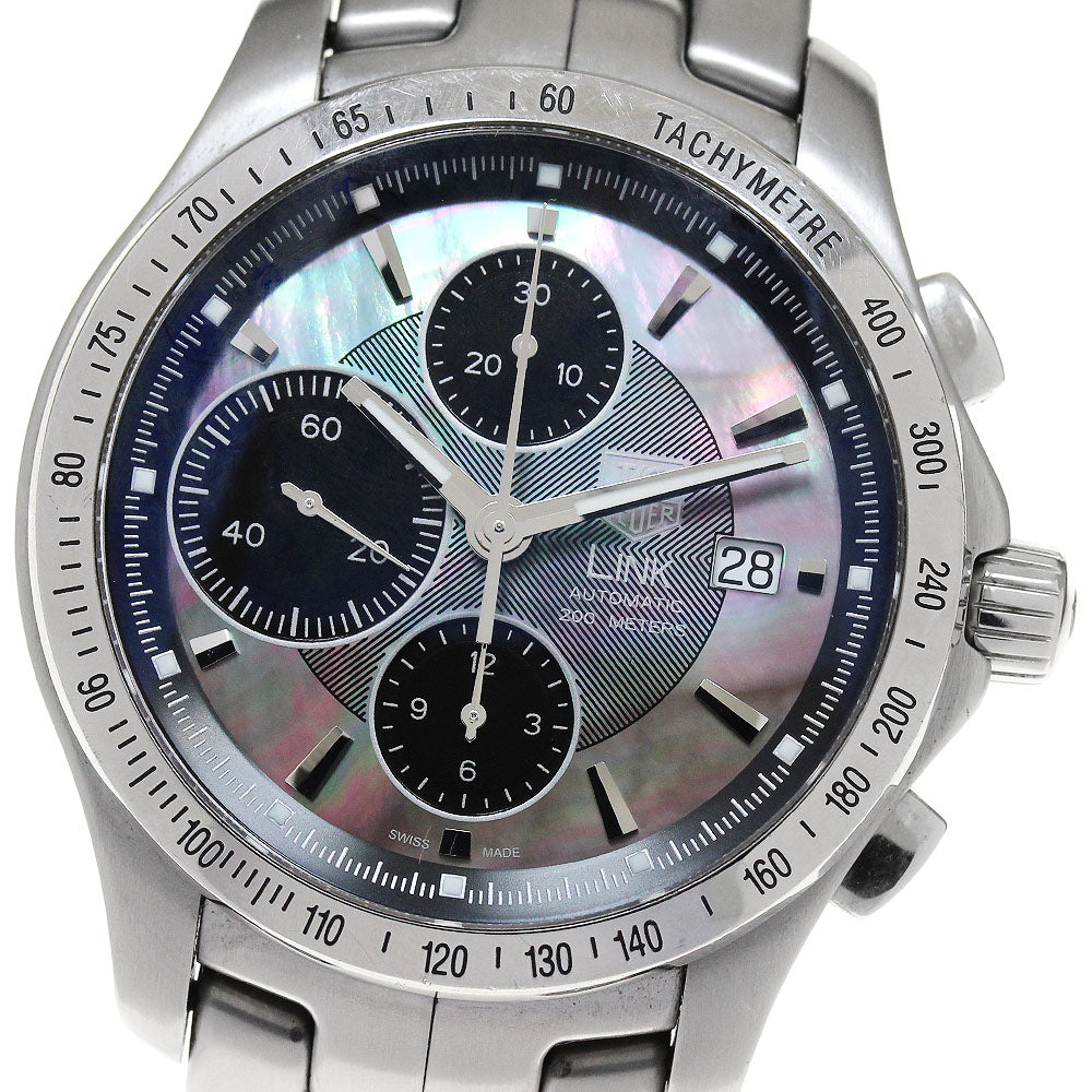 TAG HEUER Link CJF211K Chronograph Black shell Dial Automatic Men's Watch_845341