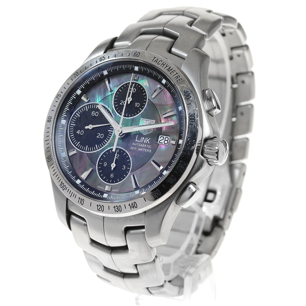 TAG HEUER Link CJF211K Chronograph Black shell Dial Automatic Men's Watch_845341