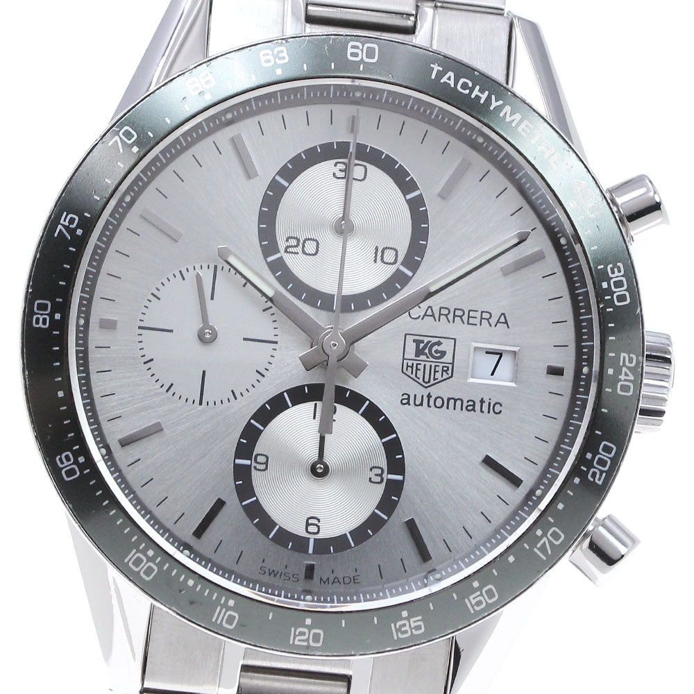 TAG HEUER Carrera CV2011 Chronograph Silver Dial Automatic Men's Watch_845370