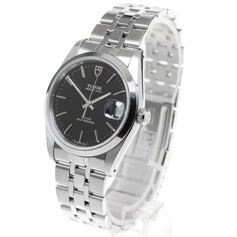 TUDOR Prince Date 74000N Black Dial Automatic Boy's Watch_845379