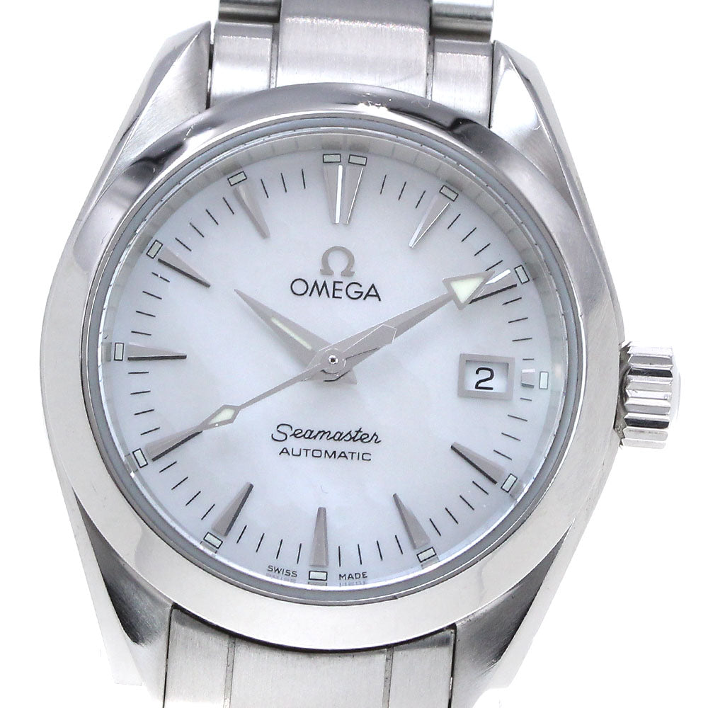OMEGA Seamaster Aqua Terra 2573.70 Date White shell Dial Automatic Ladies Watch_845391