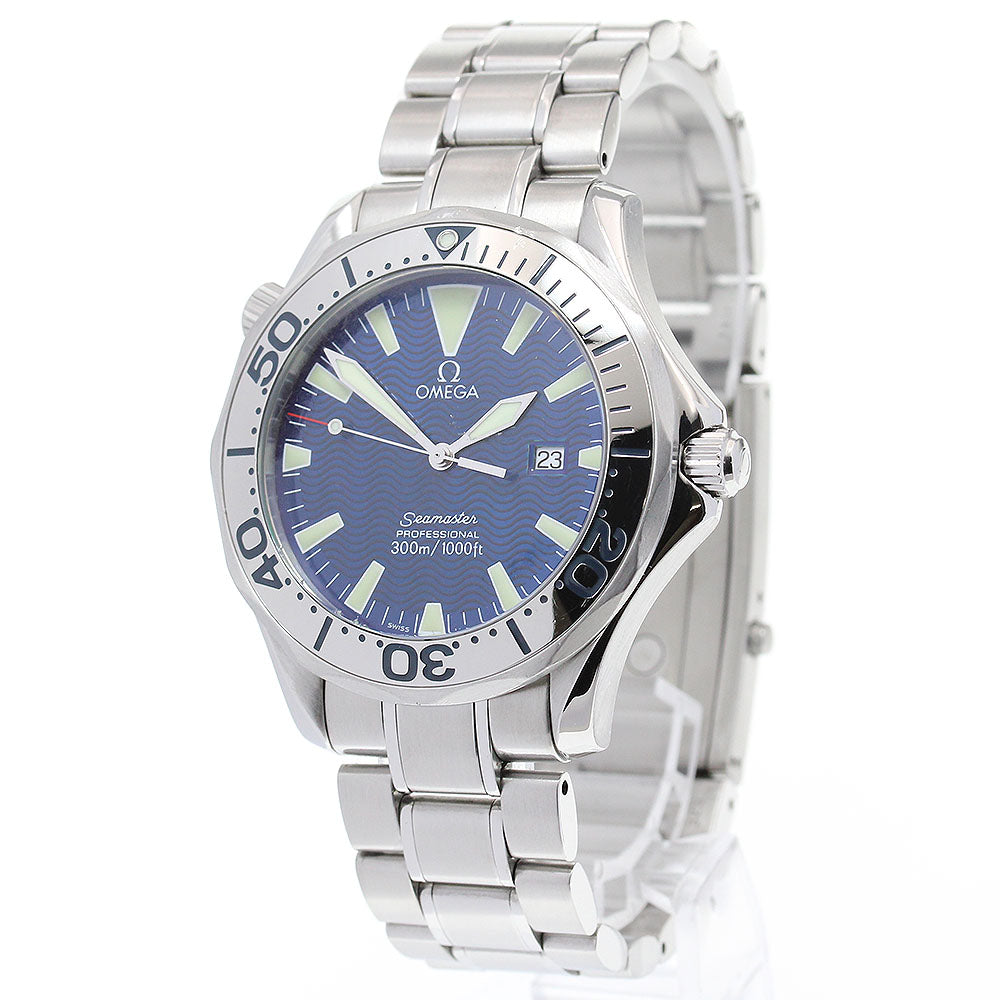 OMEGA Seamaster300 2265.80 Date blue Dial Quartz Men's Watch_845411