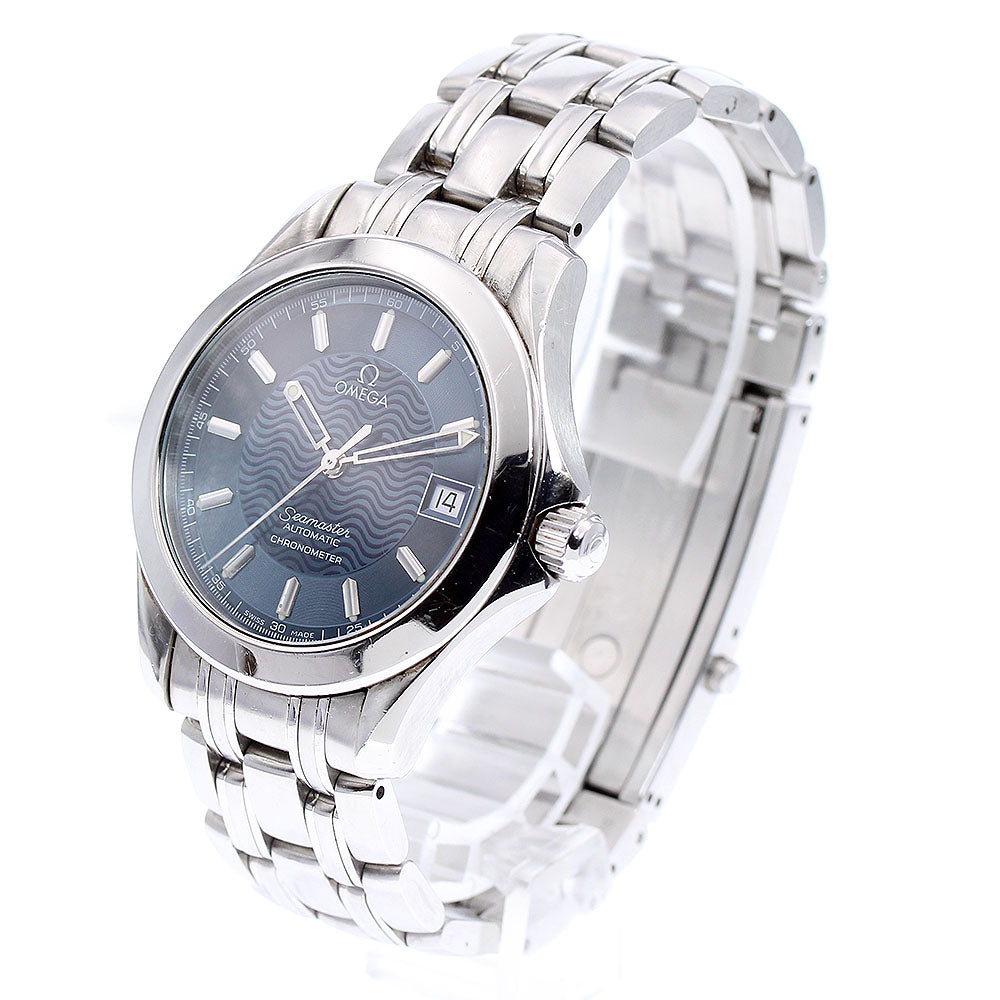 OMEGA Seamaster120 2501.81 Date Navy Dial Automatic Men's Watch_845417