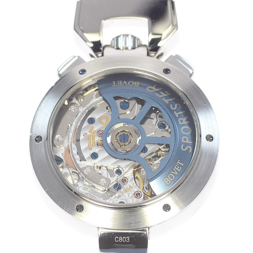 BOVET Sports star C803 Chronograph Blue shell Dial Automatic Men's Watch_845446