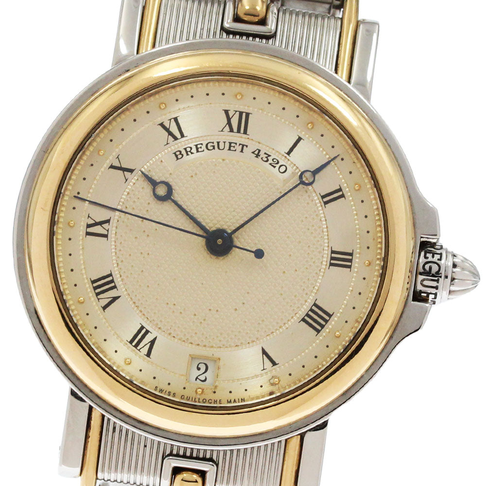 Breguet Marine 4400SA/12/X70 Date gold Dial Automatic Boy's Watch_845451