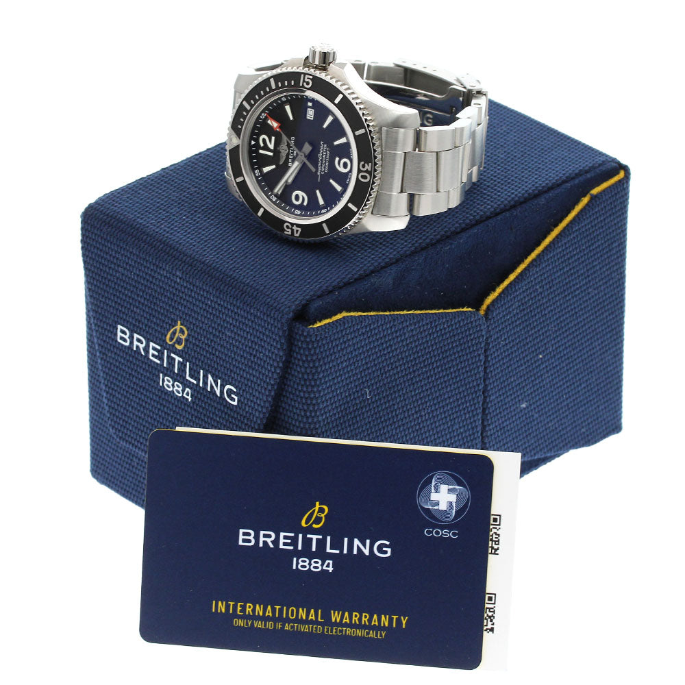 BREITLING Super Ocean 44 A17367 Date Black Dial Automatic Men's Watch_845465