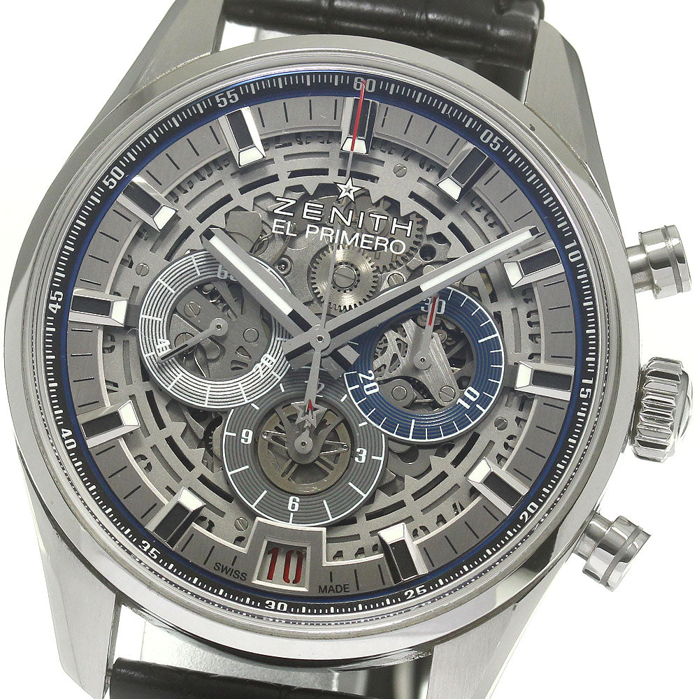 ZENITH El Primero 03.2081.400 Chronomaster Full Open Date Silver Dial Automatic Men's Watch_845482