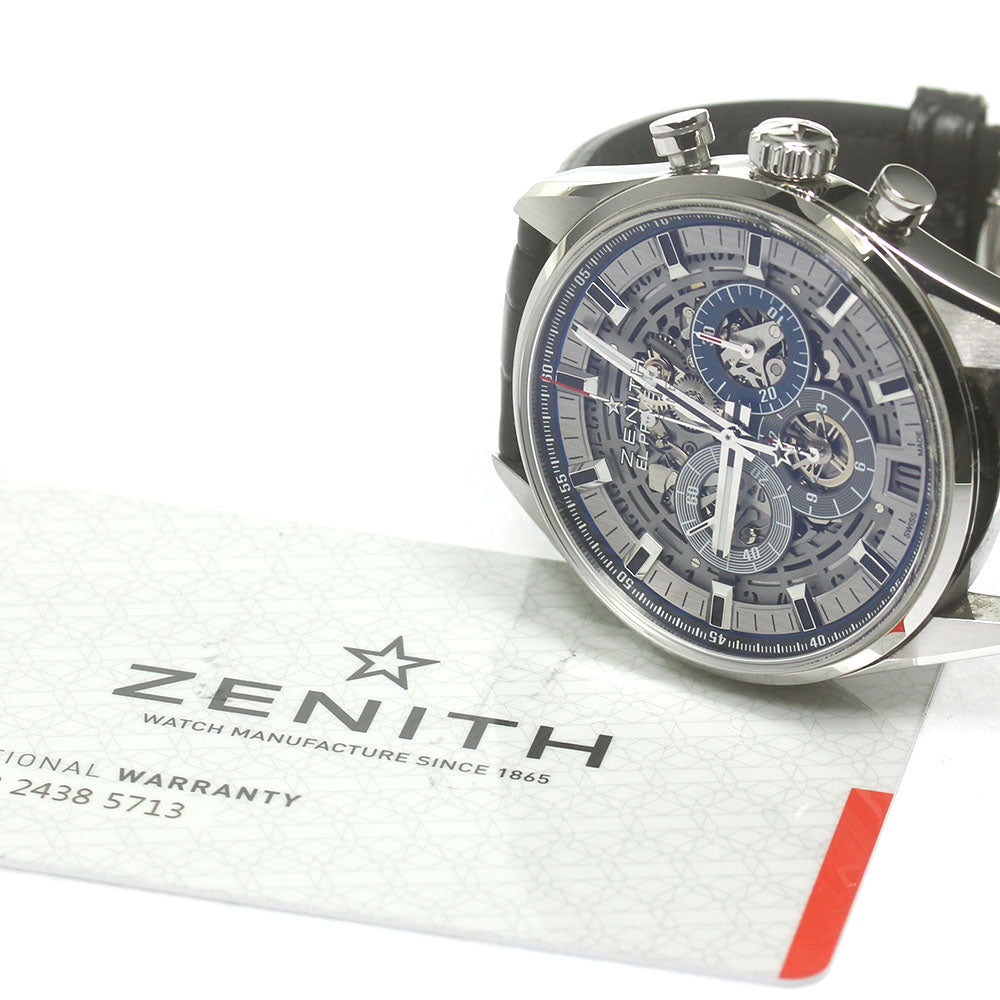 ZENITH El Primero 03.2081.400 Chronomaster Full Open Date Silver Dial Automatic Men's Watch_845482