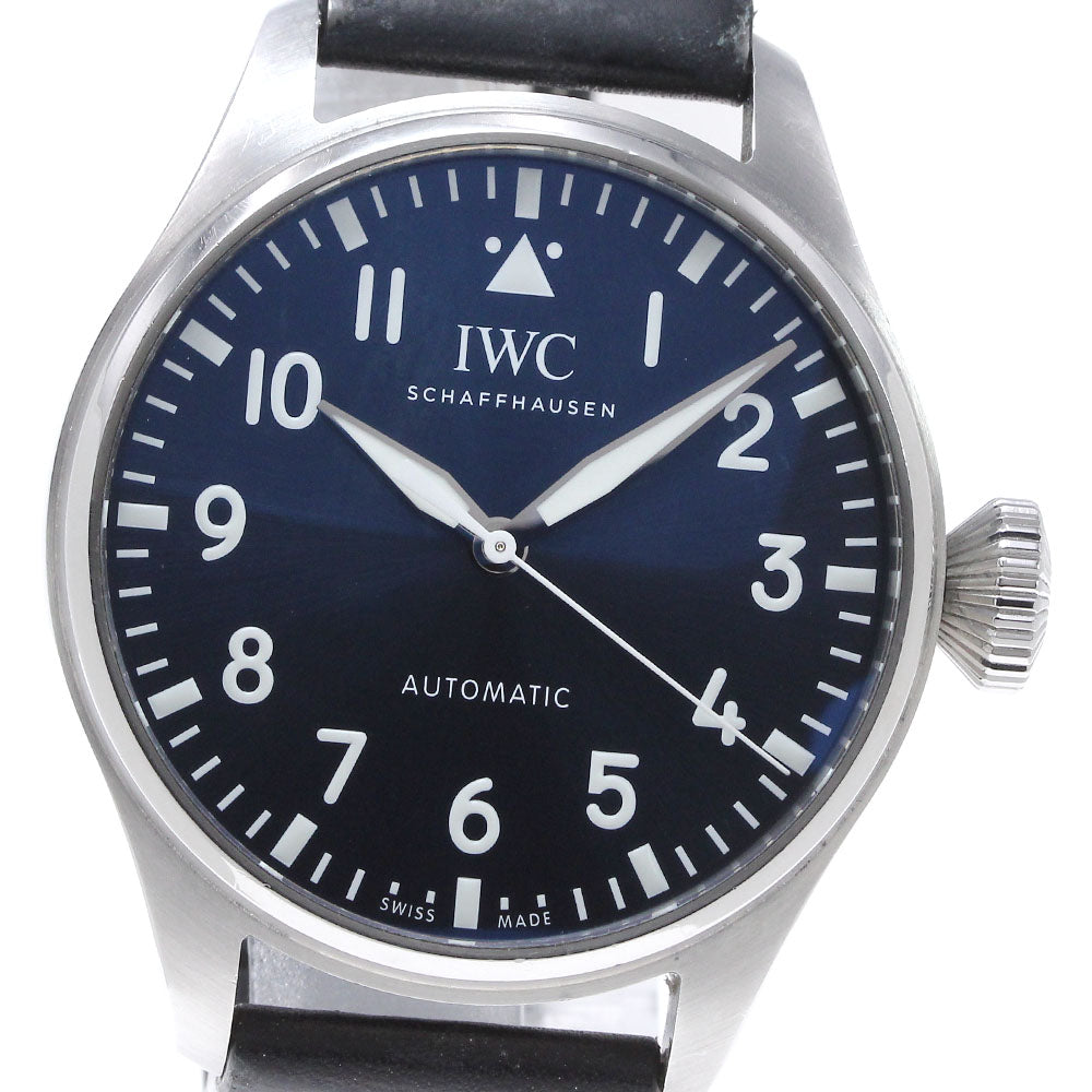 IWC SCHAFFHAUSEN big pilot watch IW329303 Date Navy Dial Automatic Men's_845485
