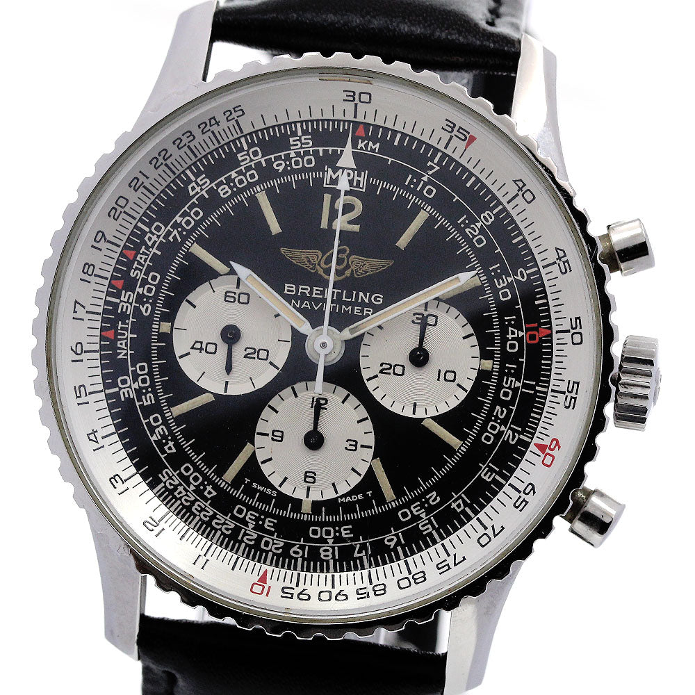 BREITLING Navitimer 81600 Chronograph black Dial Hand Winding Men's Watch_845494
