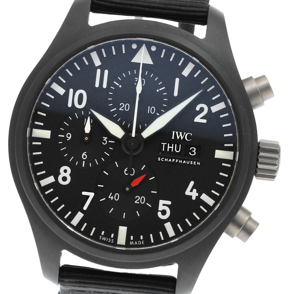 IWC SCHAFFHAUSEN Pilot watch top gun IW389101 Chronograph Automatic Men's_845499