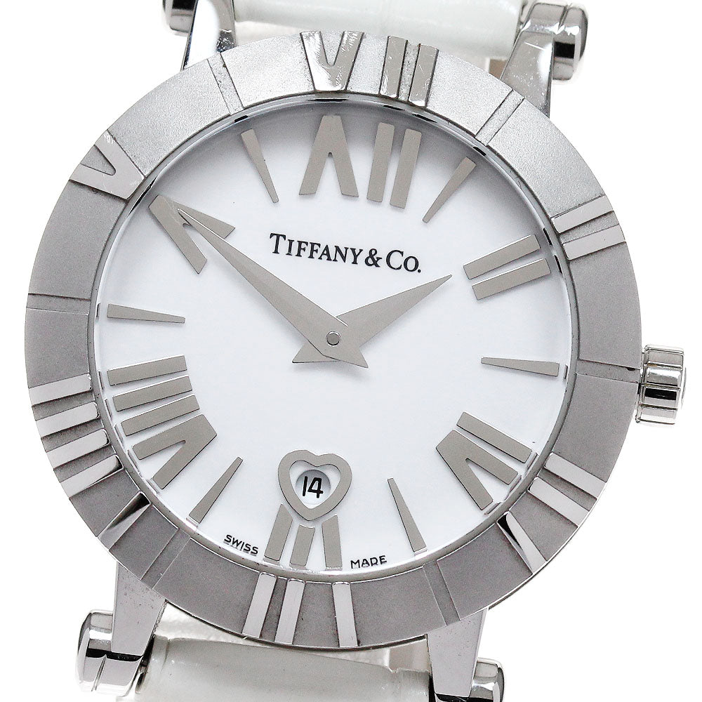 TIFFANY&Co. Atlas Dome Z1300.11.11A20A71A Date white Dial Quartz Ladies Watch_845513