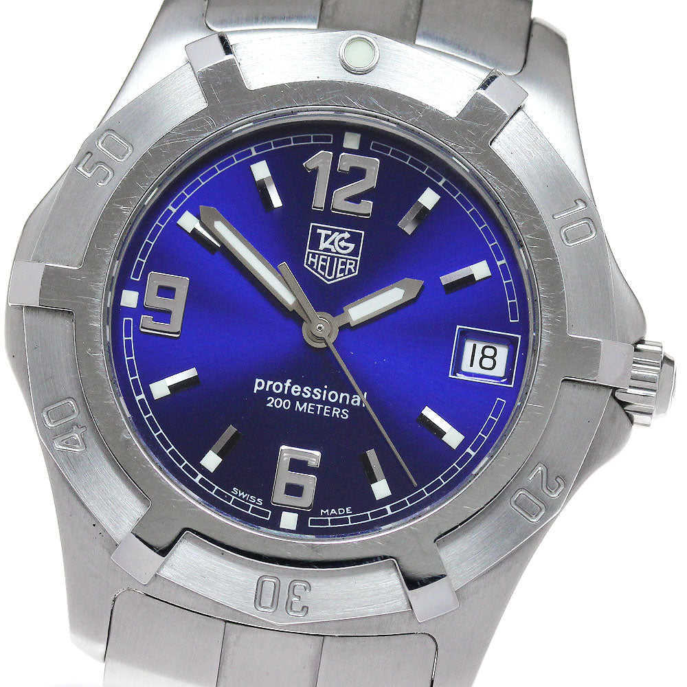 TAG HEUER Exclusive WN1112 Date blue Dial Quartz Men's Watch_845514