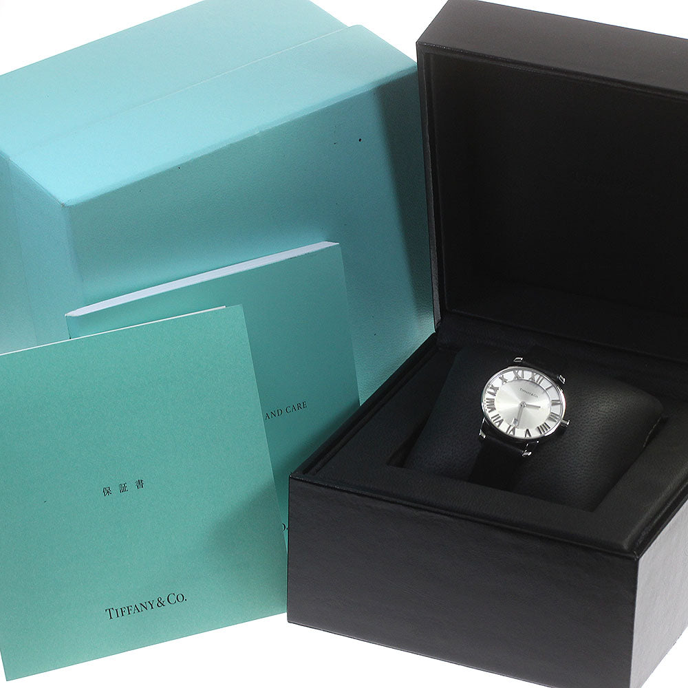TIFFANY&Co. Atlas Dome Date Silver Dial Quartz Ladies Watch_845527