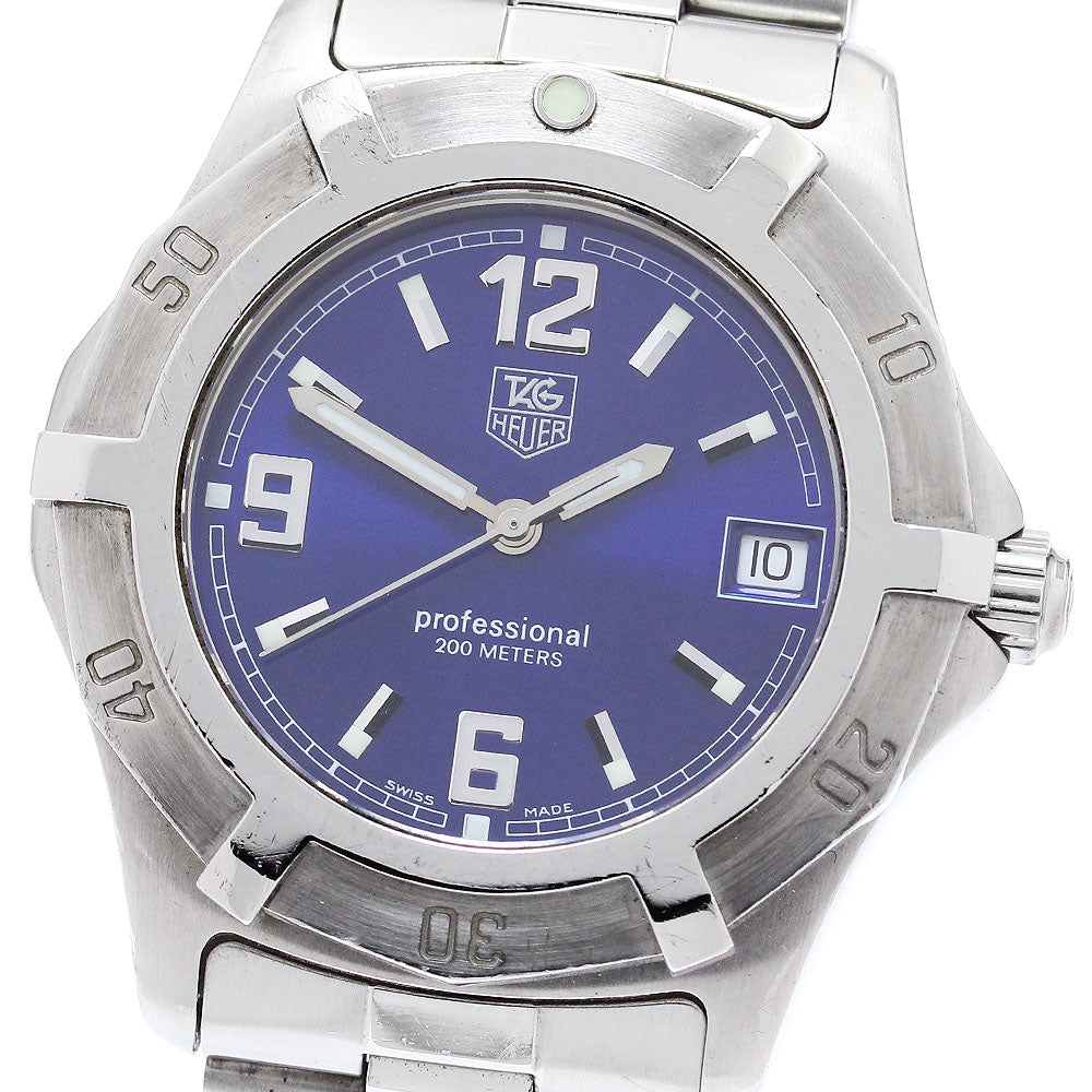 TAG HEUER Exclusive WN1112 Date Blue Dial Quartz Men's Watch_845534
