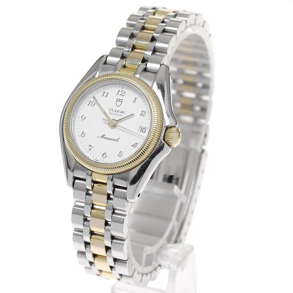 TUDOR Monarch 15833 Date white Dial Quartz Ladies Watch_845535
