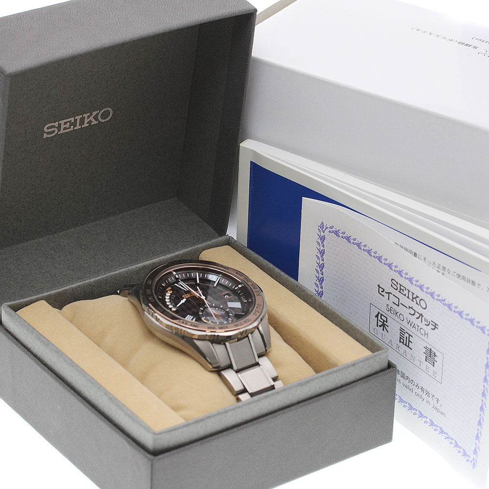 SEIKO Brights Quartz SAGA188/8B54-0BH0 Limited Solar Powered Radio Men's_845540