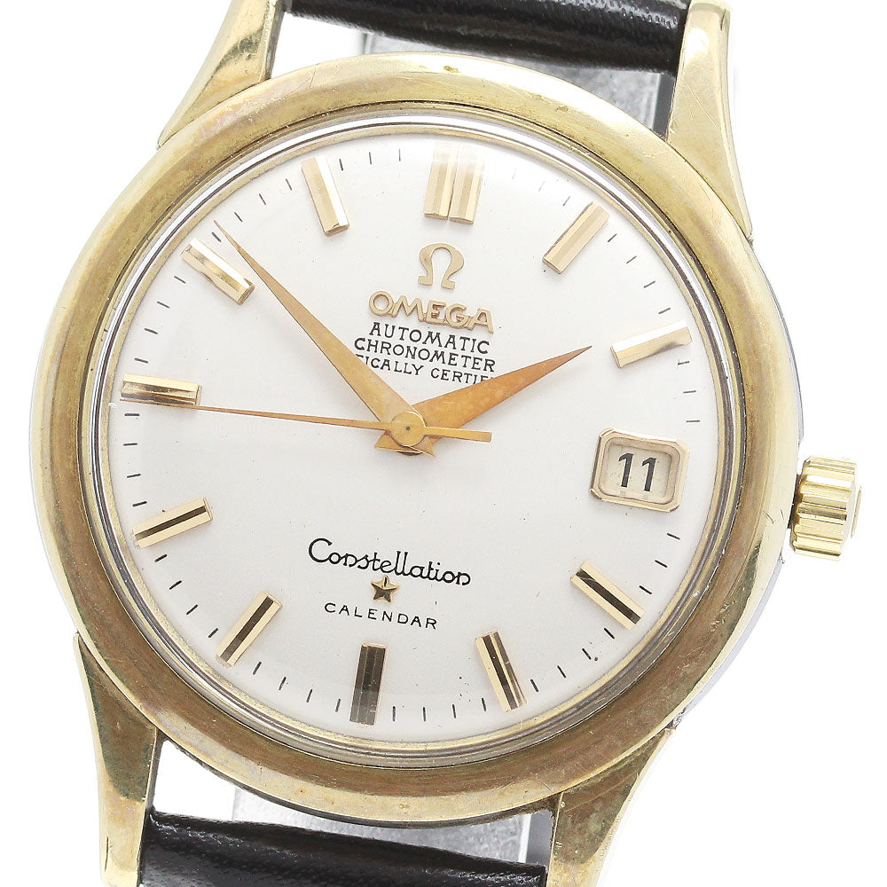 OMEGA Redial cal.504 Date Silver Dial Automatic Men's Watch_845552