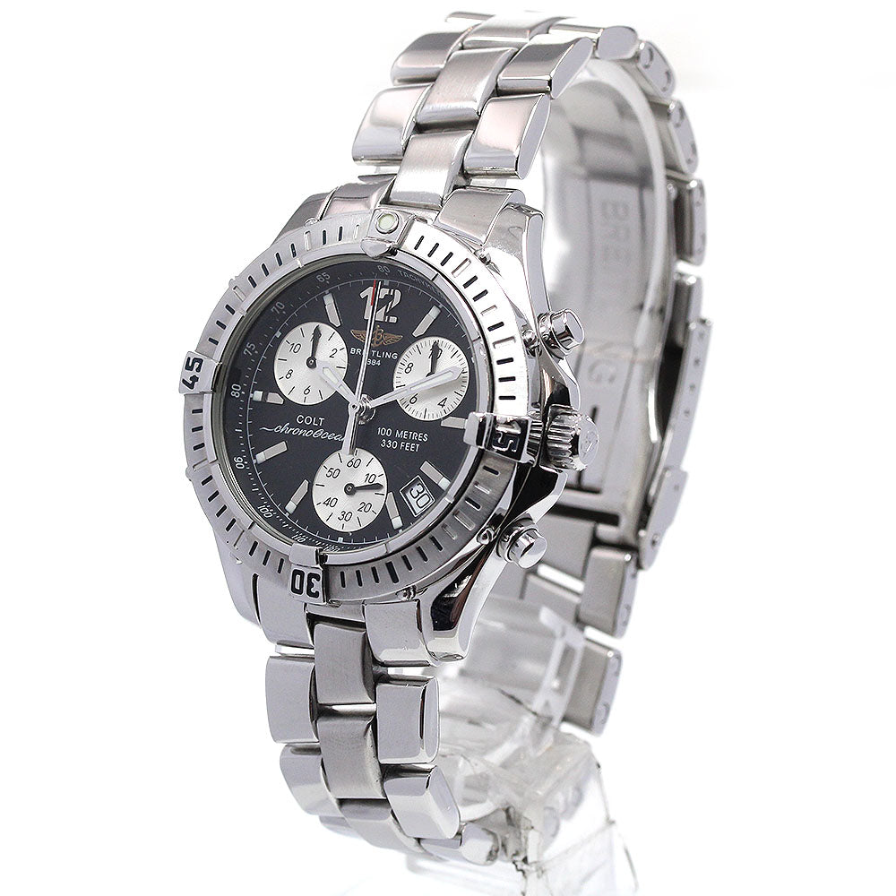 BREITLING Colt Chrono Ocean A53050 Date black Dial Quartz Men's Watch_845577