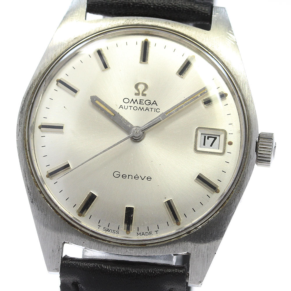 OMEGA Geneve 166.041 Date Cal.565 Silver Dial Automatic Men's Watch_845584