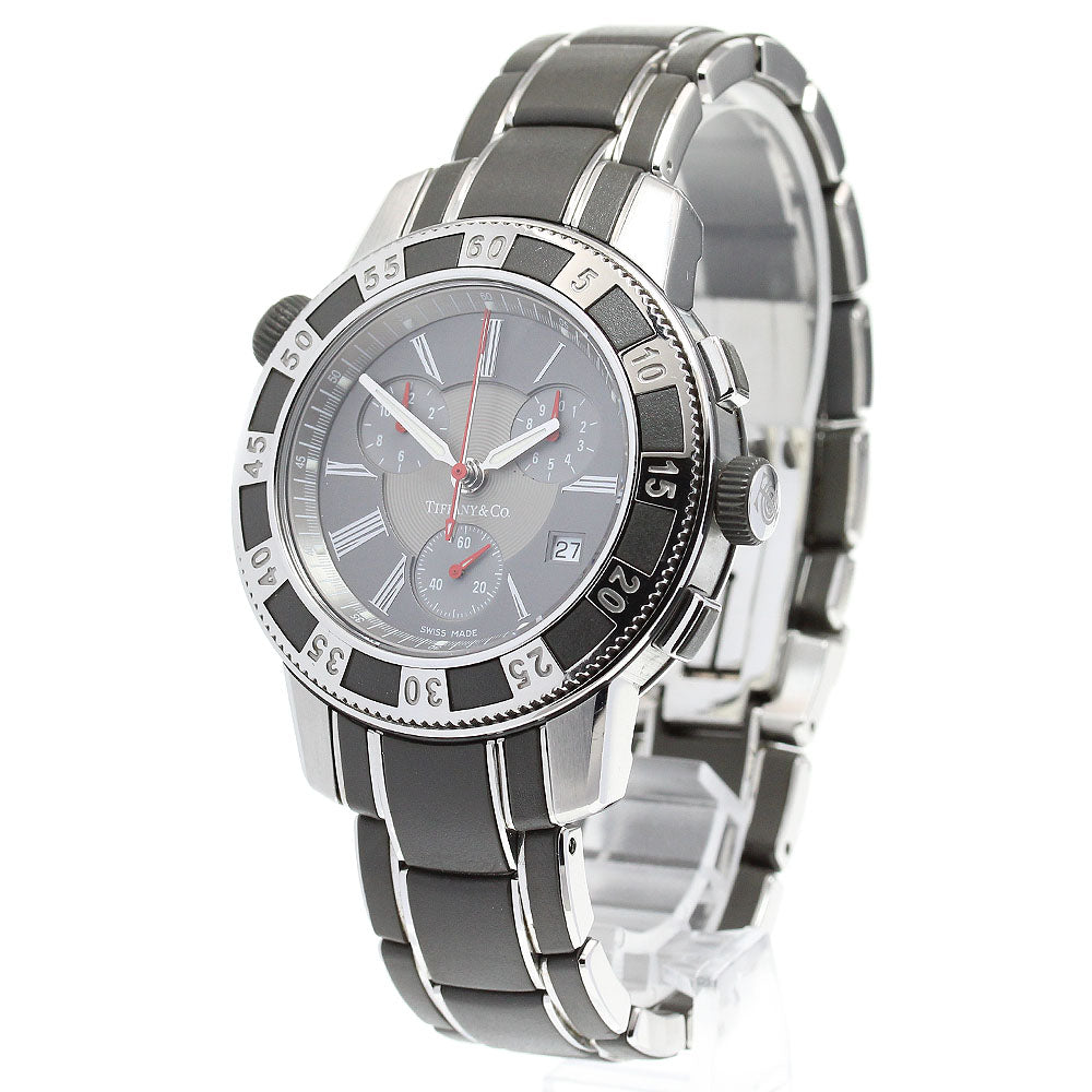 TIFFANY&Co. Mark T-57 Chronograph gray Dial Quartz Men's Watch_845608