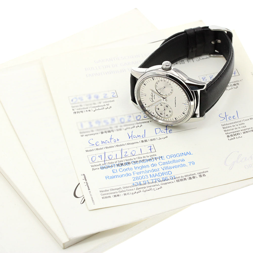 GLASHUTTE ORIGINAL Senator Hand Date 1-39-58-02-02-04 AT Men's Watch_845633