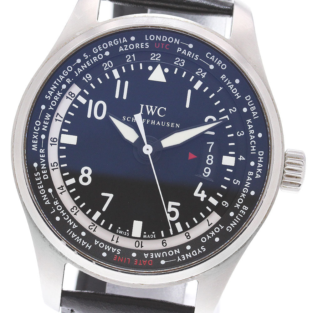 IWC SCHAFFHAUSEN Pilot watch world timer IW326201 Automatic Men's Watch_845653
