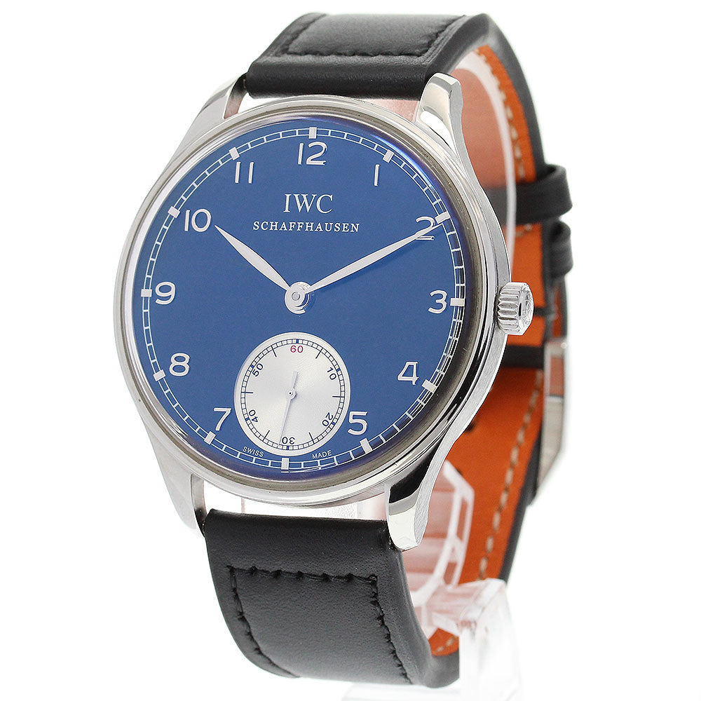 IWC SCHAFFHAUSEN Portugese IW545404 black Dial Hand Winding Men's Watch_845663