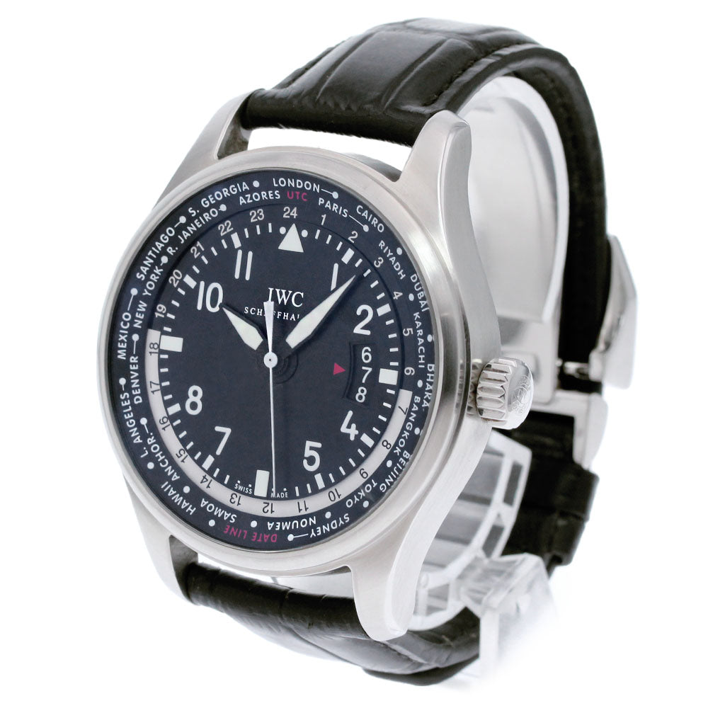 IWC SCHAFFHAUSEN Pilot watch world timer IW326201 Date Automatic Men's_845673