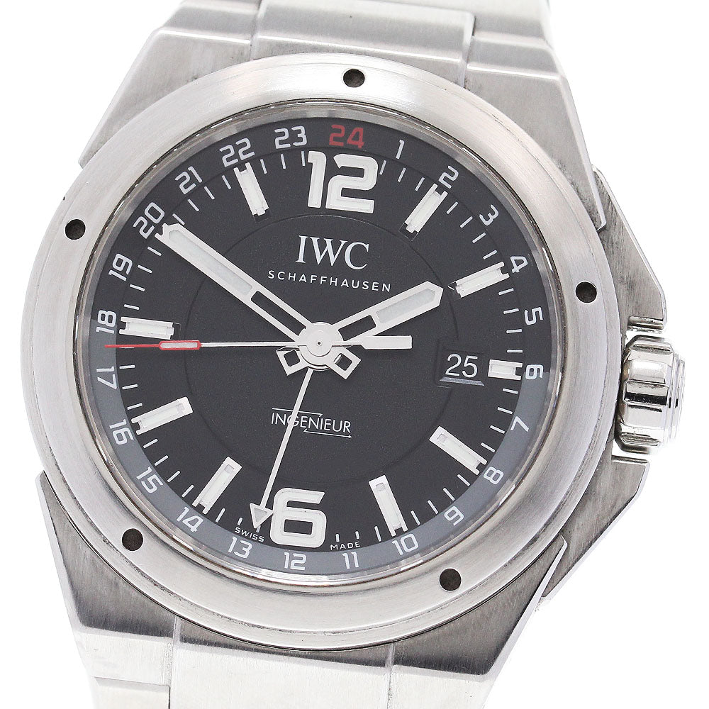 IWC SCHAFFHAUSEN Ingenieur dual time IW324402 GMT Automatic Men's Watch_845675