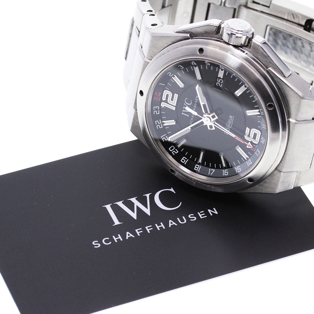 IWC SCHAFFHAUSEN Ingenieur dual time IW324402 GMT Automatic Men's Watch_845675