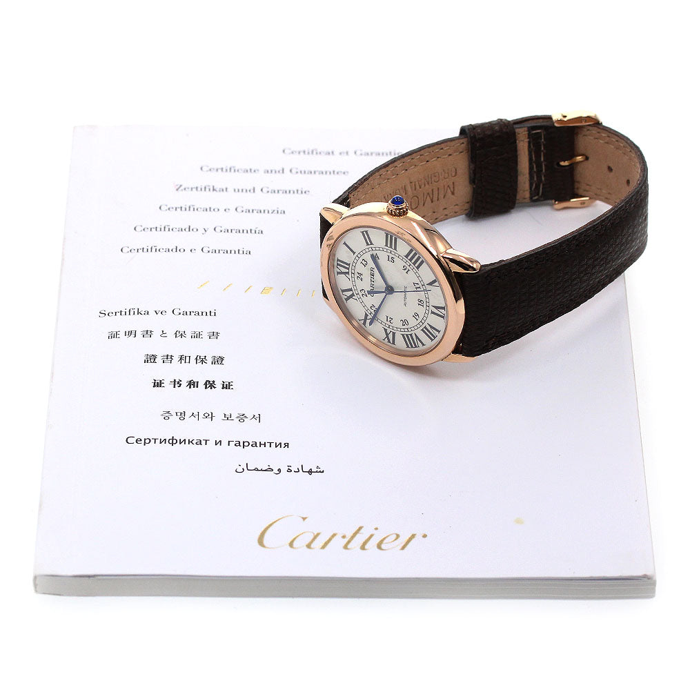 CARTIER Ronde Solo de Cartier XL W2RN0008 Date Silver Dial Automatic Men's Watch_845679