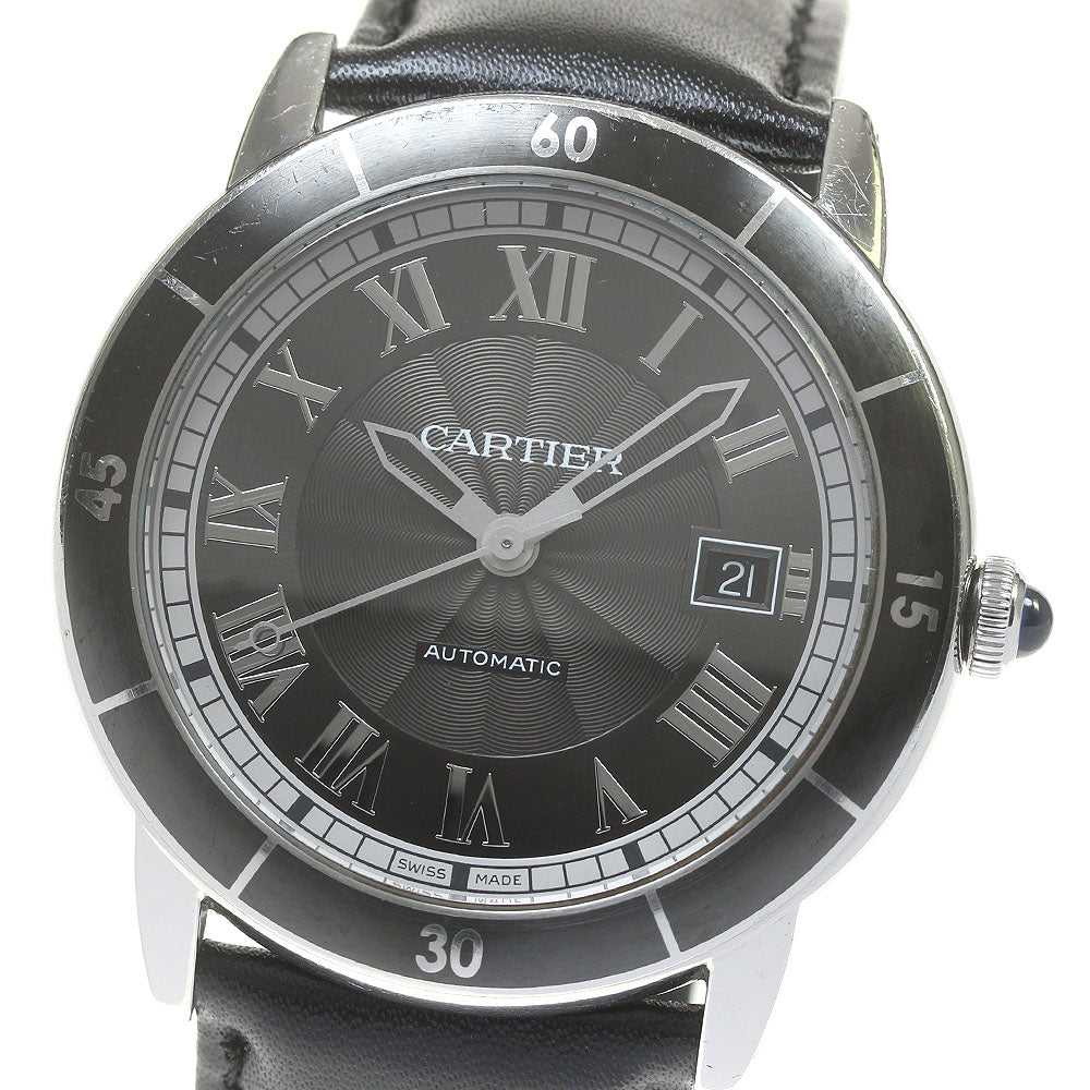 CARTIER Ronde Croisier de Cartier WSRN0003 Date Automatic Men's Watch_845683