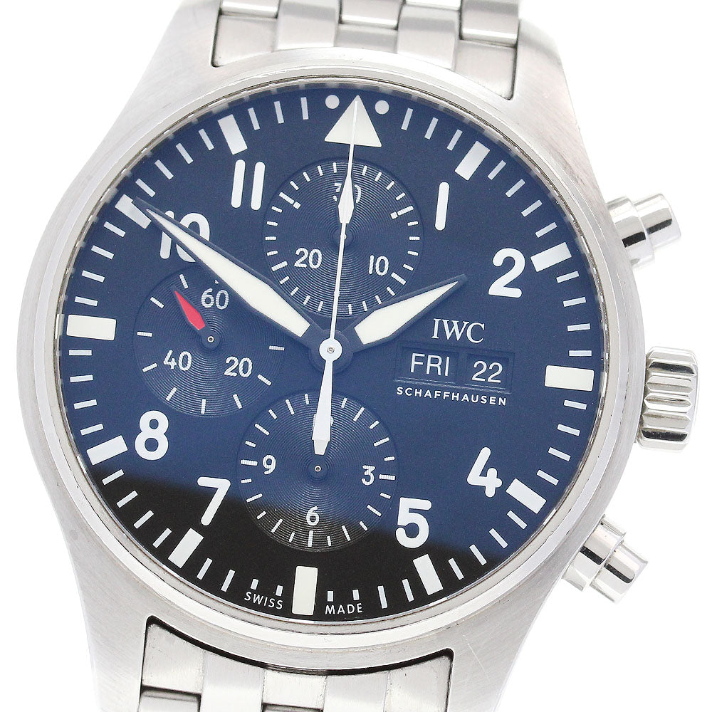 IWC SCHAFFHAUSEN Pilot watch IW377710 Chronograph Automatic Men's Watch_845688