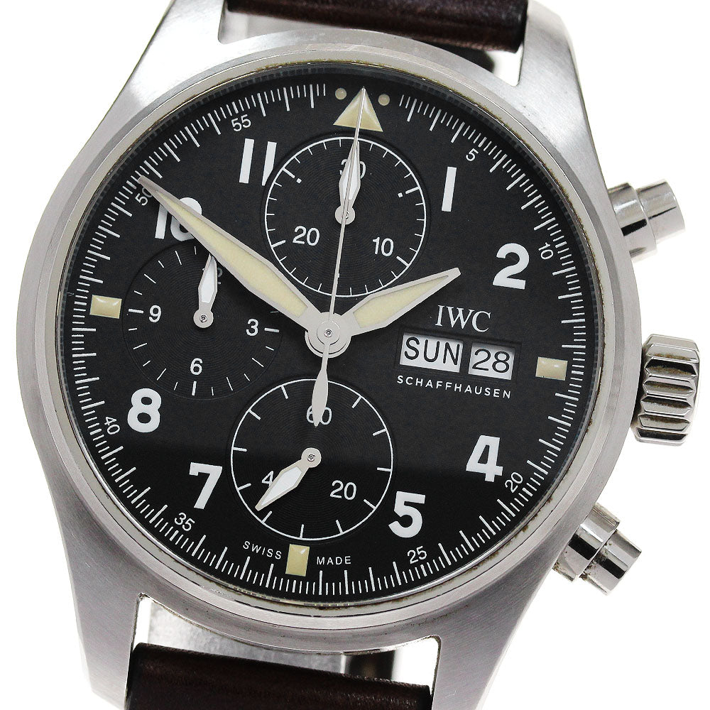 IWC SCHAFFHAUSEN Pilot watch spitfire IW387903 Chronograph AT Men's_845733