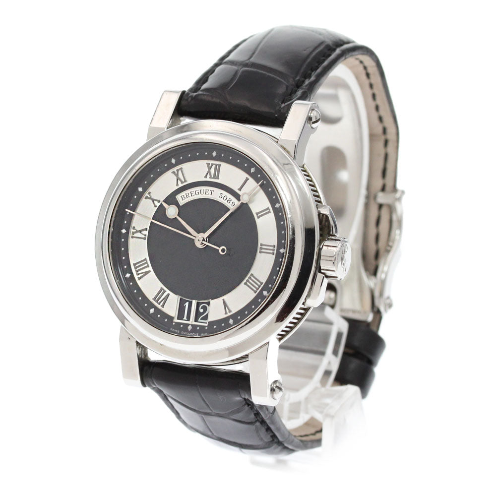 Breguet Marine 2 5817 Large date Black / Silver Dial Automatic Men's Watch_845743