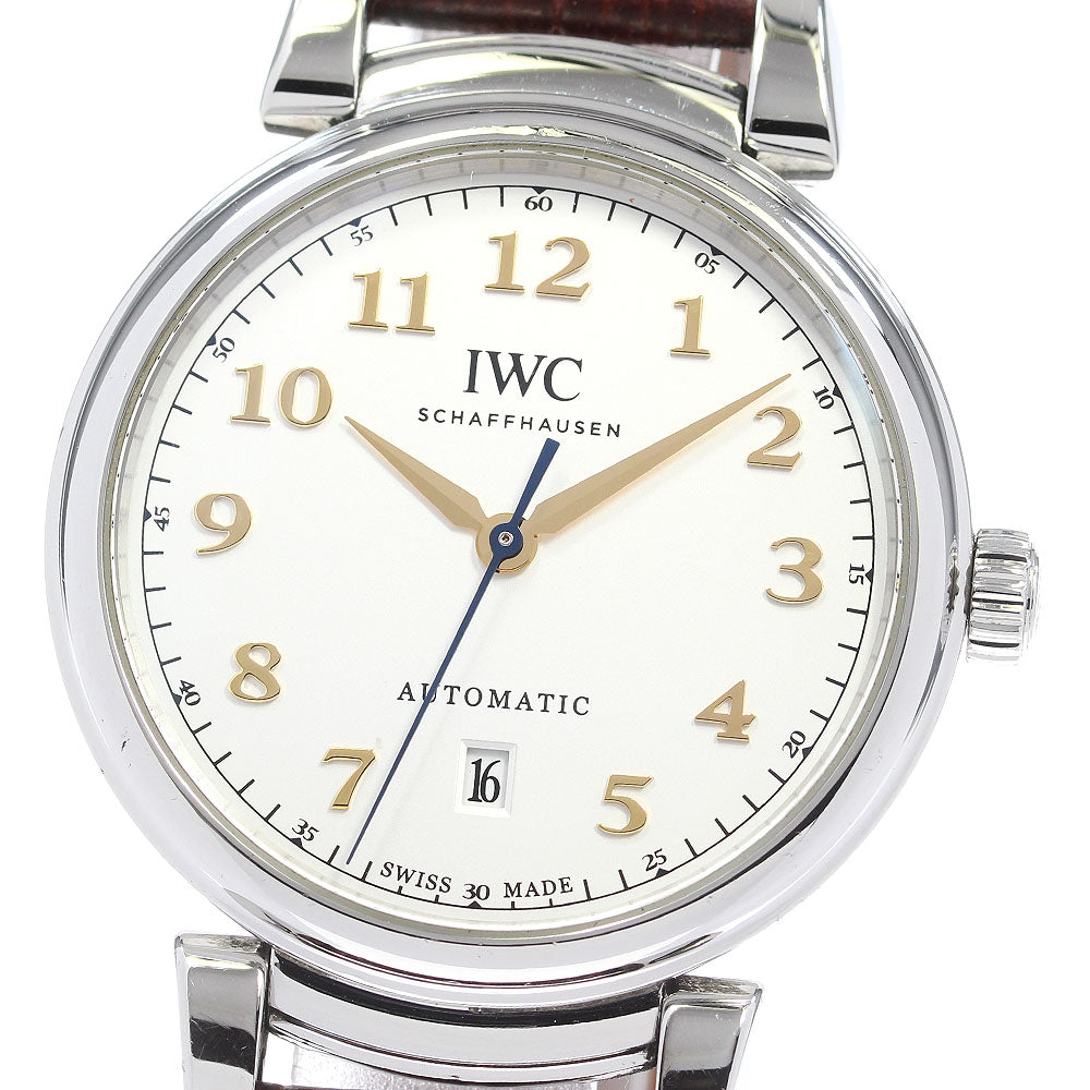 IWC SCHAFFHAUSEN DaVinci Automatic 40 IW356601 Date Silver Dial Automatic Men's Watch_845779