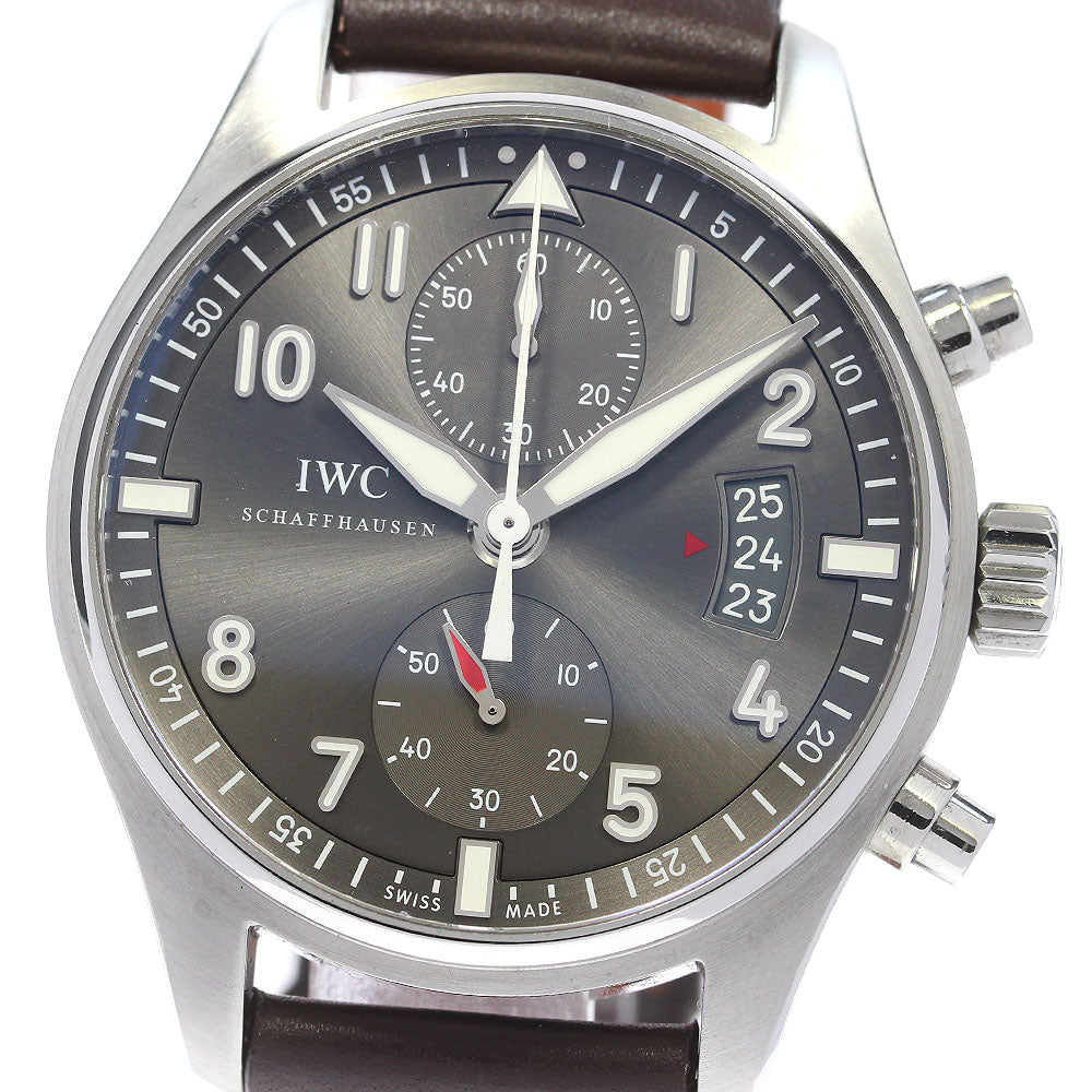 IWC SCHAFFHAUSEN Pilot watch spitfire IW387804 Chronograph AT Men's_845782