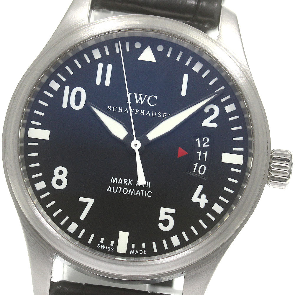 IWC SCHAFFHAUSEN Pilot watch mark XVII IW326501 Date black Dial Automatic Men's Watch_845797