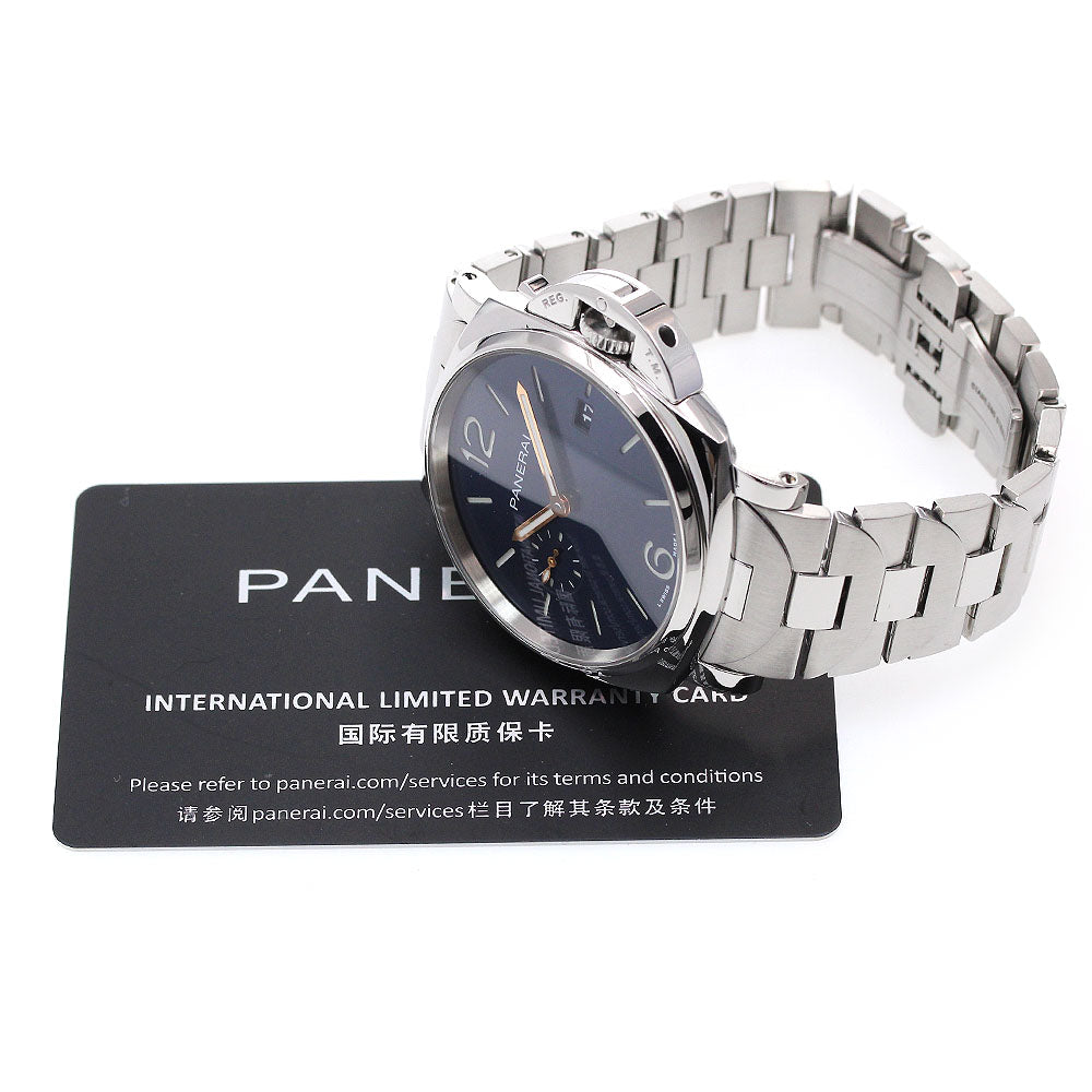PANERAI Luminor Due 42MM PAM01124 Date Navy Dial Automatic Men's Watch_845813