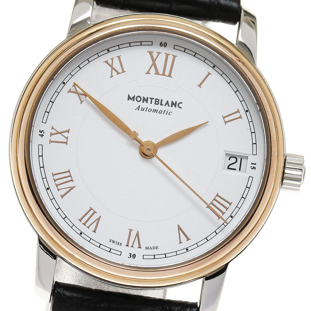 MONTBLANC Tradition 114368 Date white Dial Automatic Ladies Watch_845820