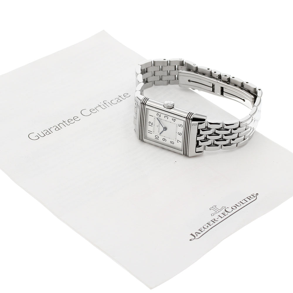 JAEGER-LECOULTRE Reverso Classic 211.8.47 Silver Dial Quartz Ladies Watch_845823