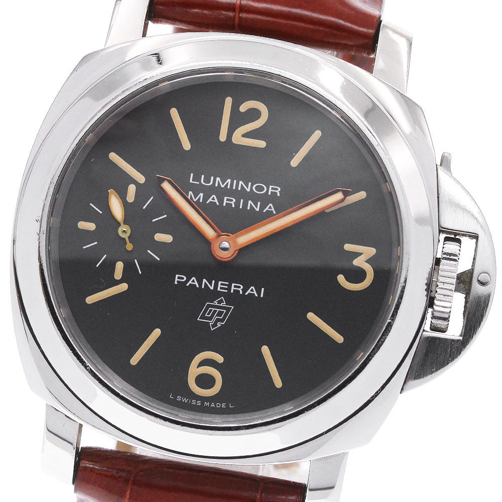 PANERAI Luminor Marina Logo Acciaio PAM00632 Hand Winding Men's Watch_845827